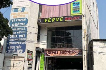 terrace space for rent in Bilaspur 1150 sqft office or cafe space semi furnished with parking 4th floor