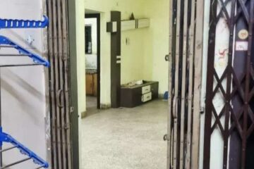 Single room for female flatmate in VIP Colony Geetanjali Nagar Bilaspur with attached balcony private bathroom shared kitchen and hall in semi-furnished 2BHK apartment