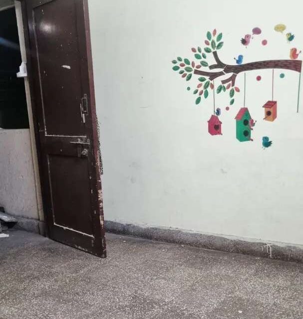Single room for female flatmate in VIP Colony Geetanjali Nagar Bilaspur with attached balcony private bathroom shared kitchen and hall in semi-furnished 2BHK apartment