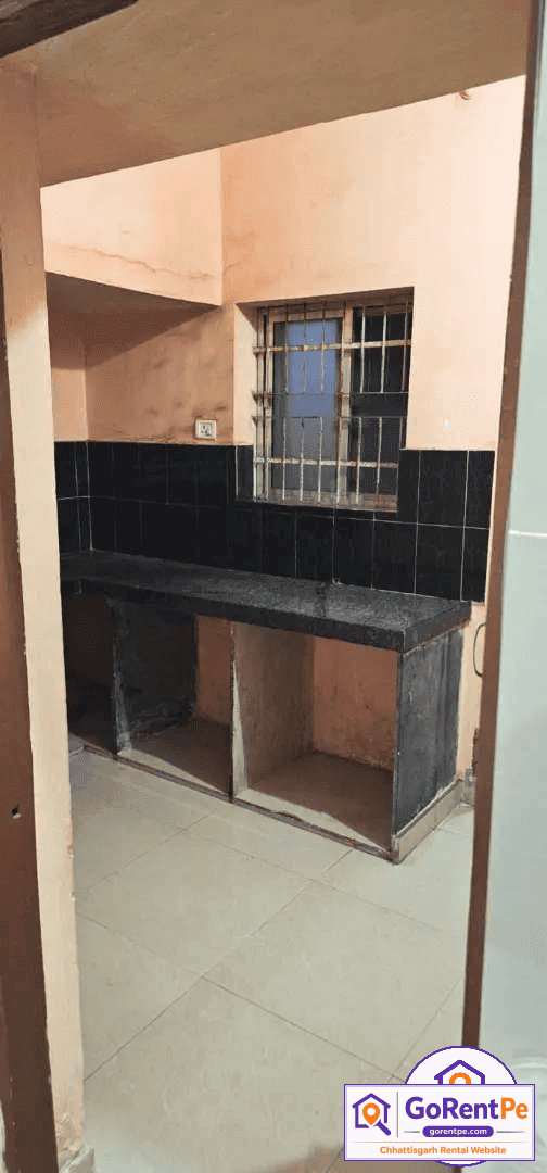 2 BHK unfurnished ground floor house for rent in Shivam Homes Sarkanda Bilaspur safe colony near Dreamland School Arvind Nagar west facing