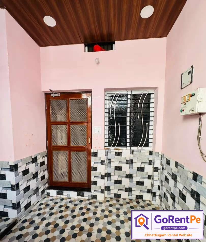 1 BHK semi furnished house for rent in Raipur new construction near market and hospital east facing bachelor allowed