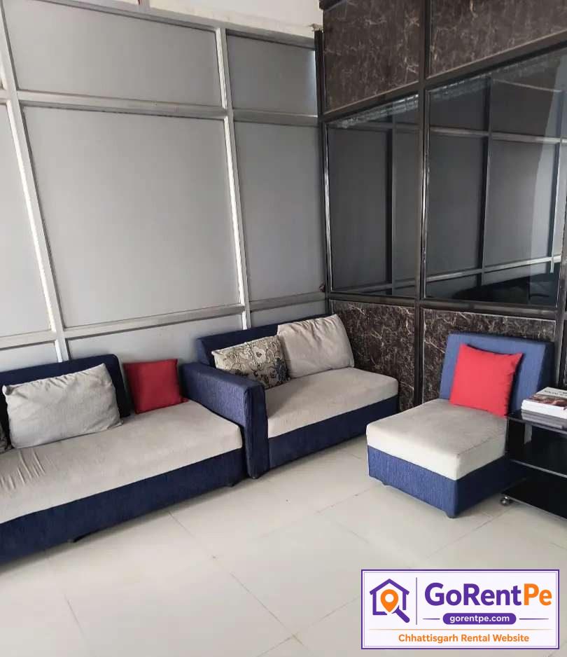 Fully furnished commercial space for rent in Vijayapuram Bilaspur with classrooms and office setup 1644 sq ft