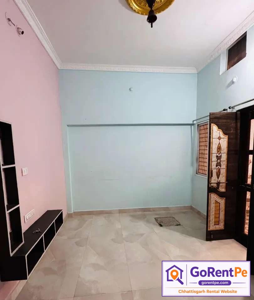 1 BHK semi furnished house for rent in Raipur new construction near market and hospital east facing bachelor allowed