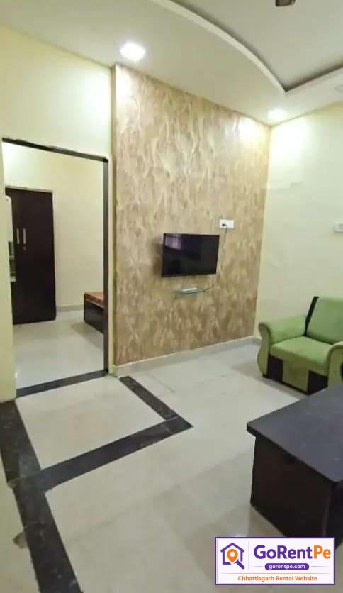 1 BHK furnished flat for rent near MMI Hospital Pachpedi Naka Raipur with parking bachelor friendly