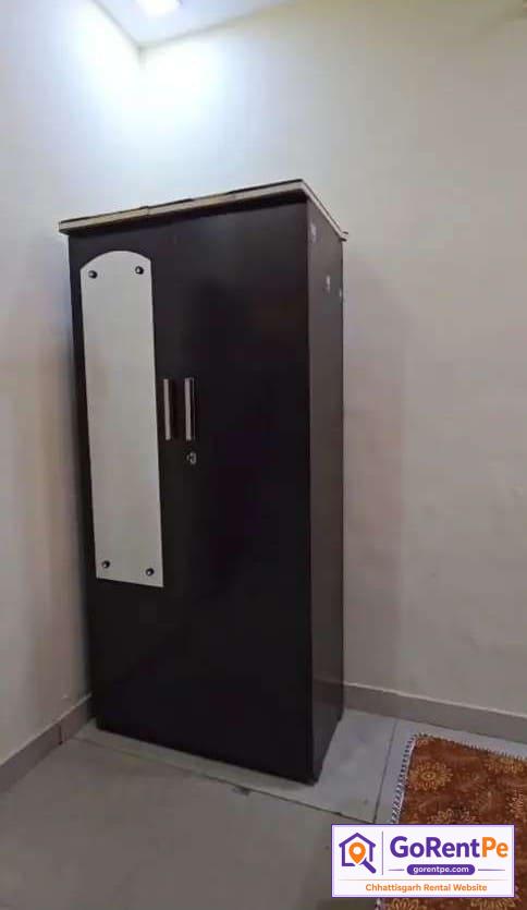 1 BHK furnished flat for rent near MMI Hospital Pachpedi Naka Raipur with parking bachelor friendly