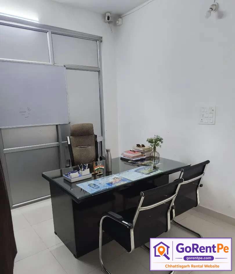 Fully furnished commercial space for rent in Vijayapuram Bilaspur with classrooms and office setup 1644 sq ft