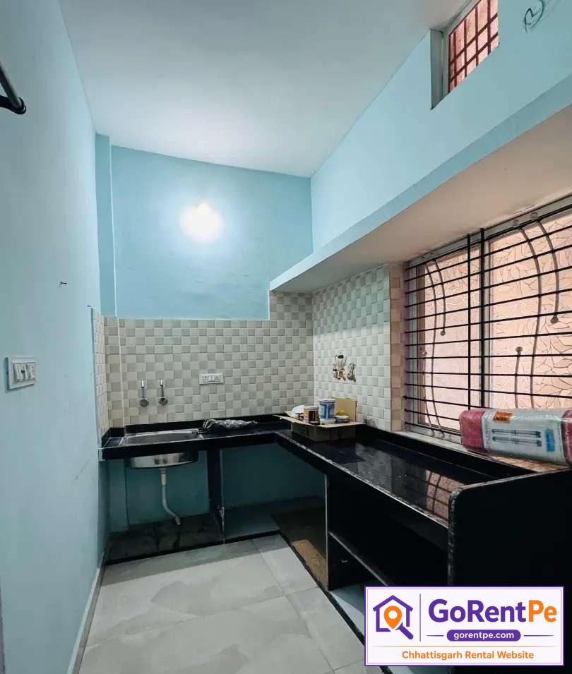 1 BHK semi furnished house for rent in Raipur new construction near market and hospital east facing bachelor allowed