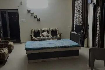 2BHK fully furnished flat for rent with TV AC modular kitchen sofa dining table balconies east facing apartment