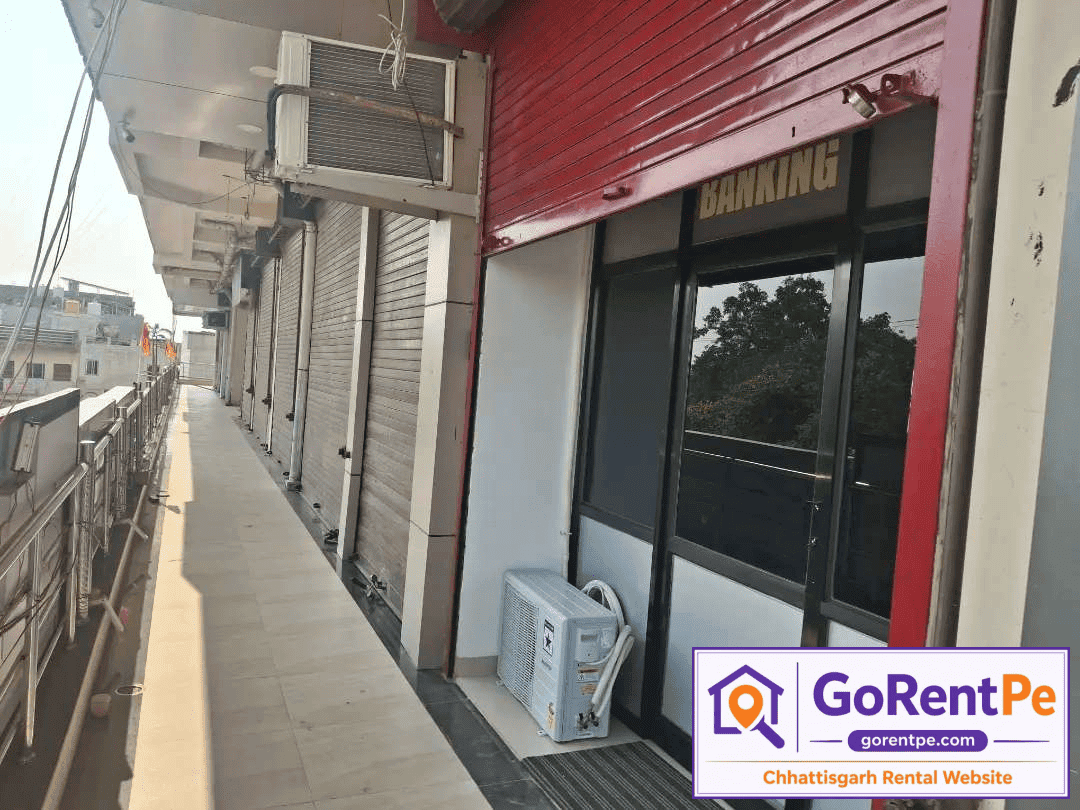 Shop No. 13 for rent in Swarn Residency Phase II Shopping Complex, 320 sqft semi-furnished commercial shop with parking and washrooms