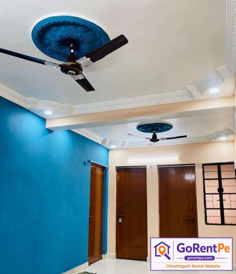 3 BHK semi-furnished flat for rent in Maa Kaushalya Apartment Kamal Vihar Raipur with parking and family-friendly environment