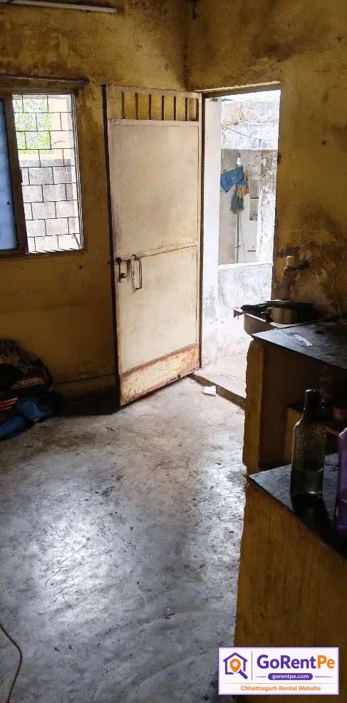 Furnished 1 BHK independent floor for rent in Vinoba Nagar Bilaspur with 24 hour water supply and prime location