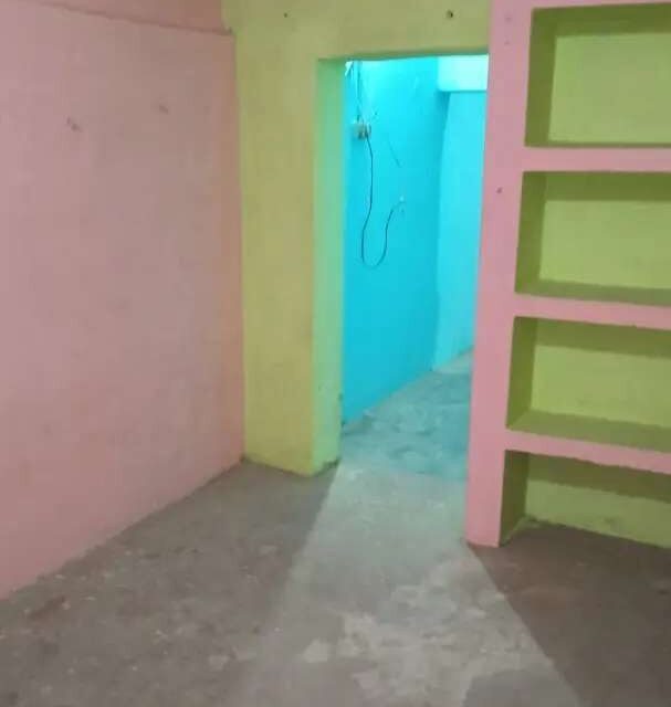 North-facing 2 BHK semi-furnished individual house for rent in Guru Nanak Nagar, Ramnagar, Bhilai opposite Shakuntala Vidyalaya with 400 sq ft area and family-friendly location.