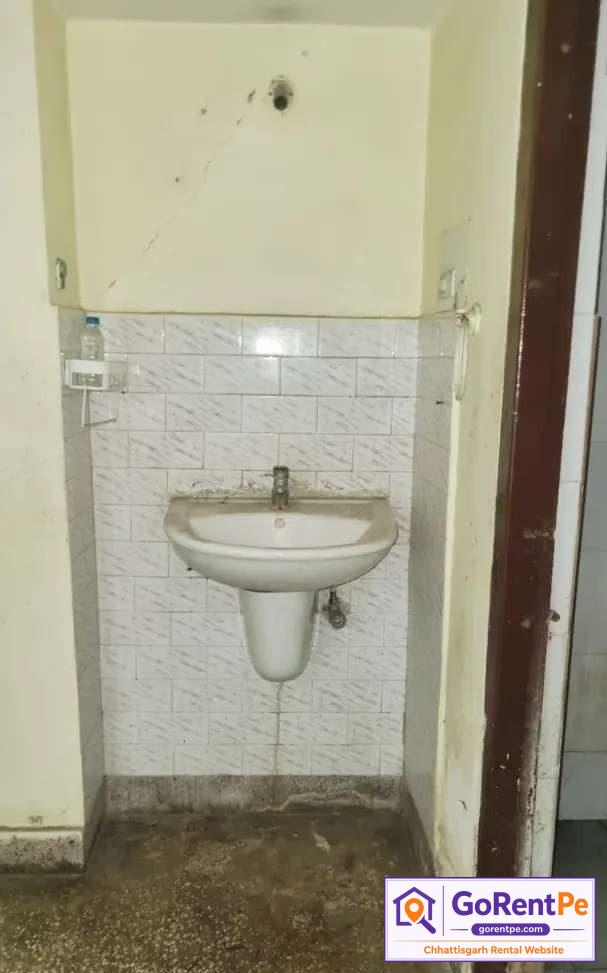 Single room for female flatmate in VIP Colony Geetanjali Nagar Bilaspur with attached balcony private bathroom shared kitchen and hall in semi-furnished 2BHK apartment
