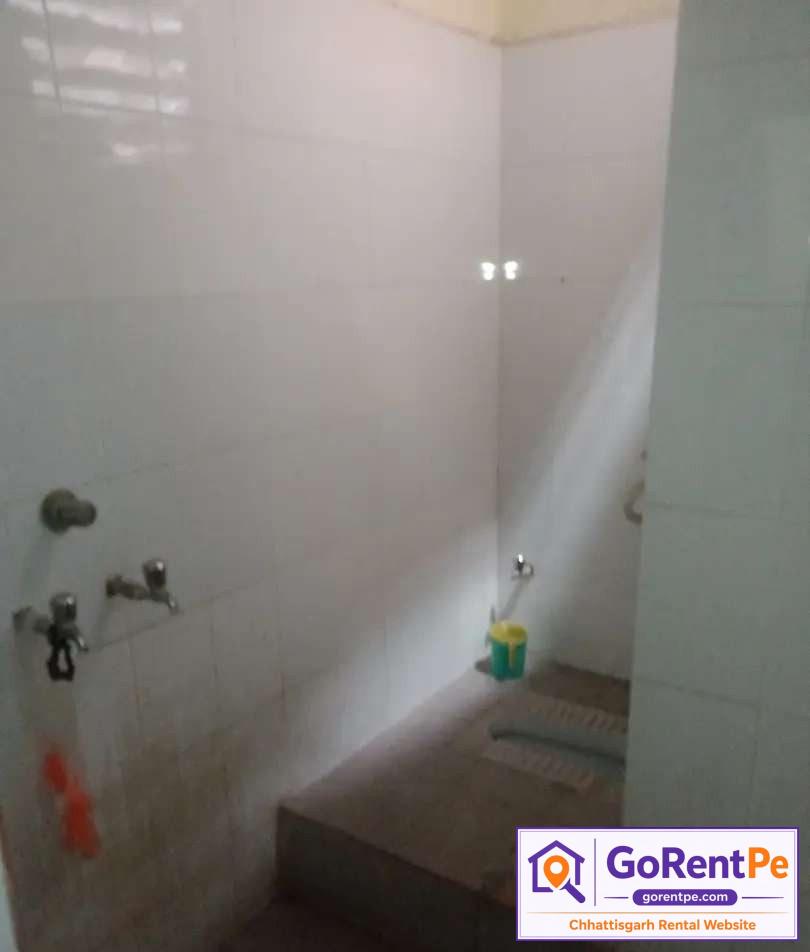 Single room for female flatmate in VIP Colony Geetanjali Nagar Bilaspur with attached balcony private bathroom shared kitchen and hall in semi-furnished 2BHK apartment