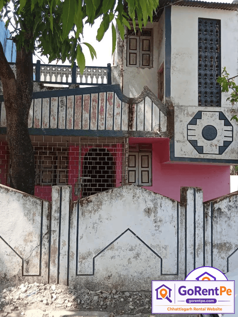 2 BHK semi furnished house for rent in Devikavihar Colony Bilaspur with parking and 1500 sqft area