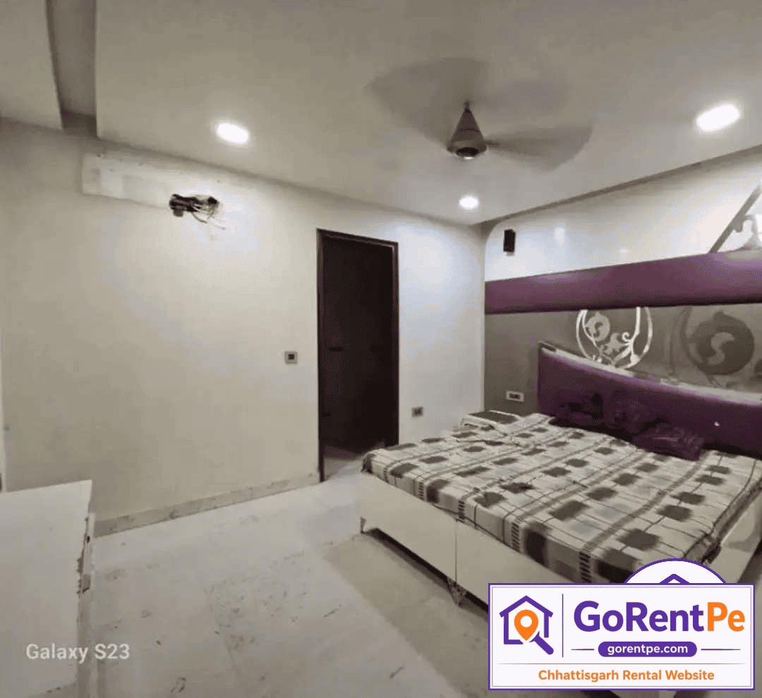 3 BHK fully furnished flat for rent with 3 bathrooms, car parking and sharing option