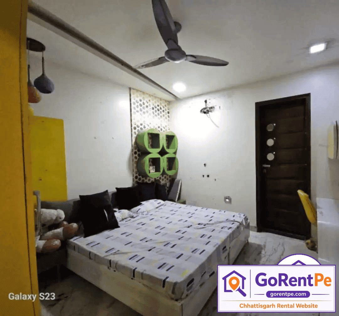 3 BHK fully furnished flat for rent with 3 bathrooms, car parking and sharing option