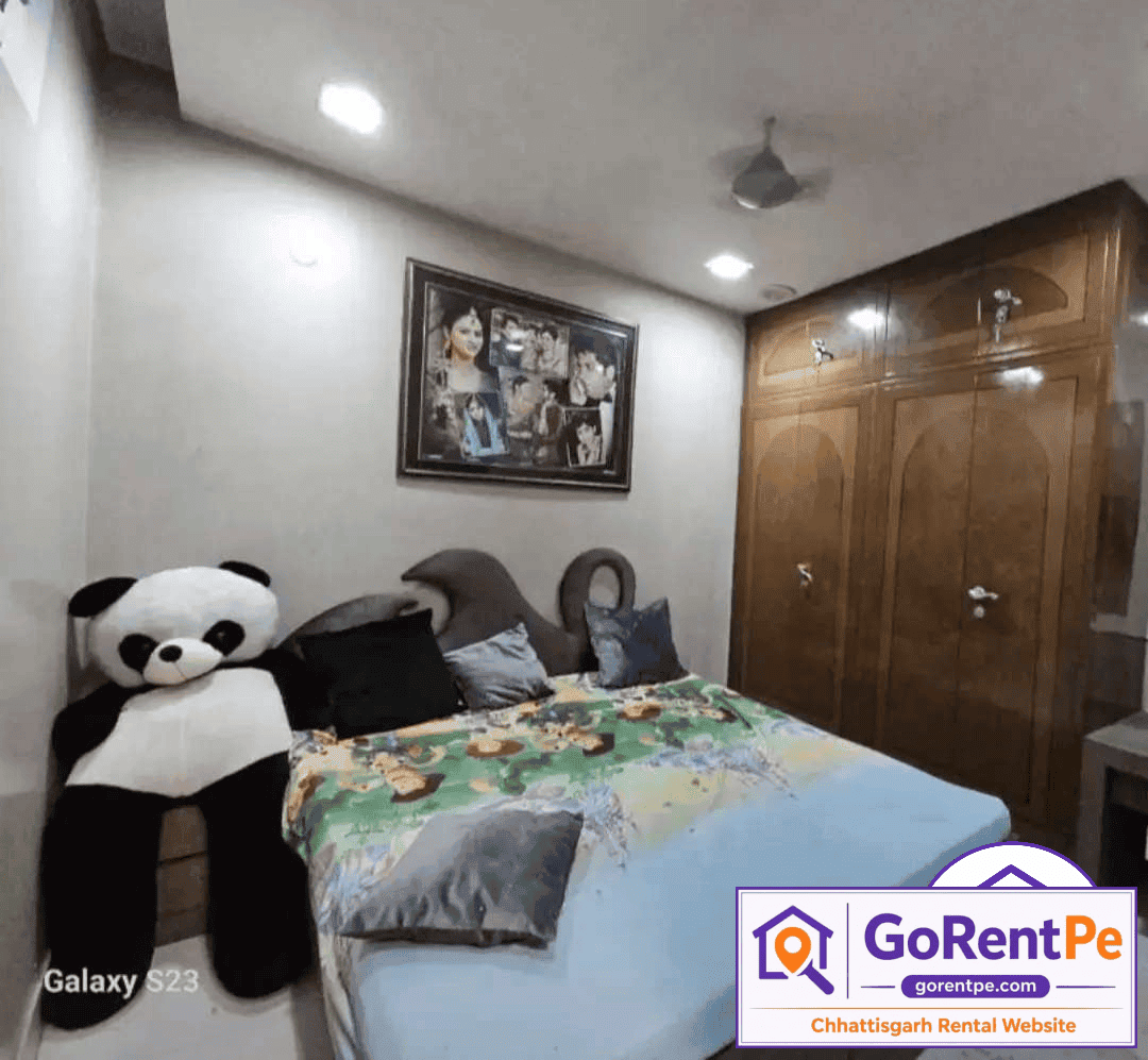 3 BHK fully furnished flat for rent with 3 bathrooms, car parking and sharing option
