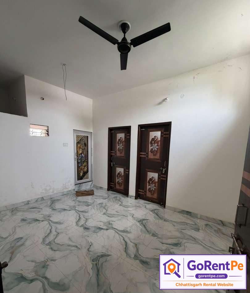1 BHK individual house for rent in Amleshwar Raipur near Gwalababa Mandir with 2 bathrooms owner listing
