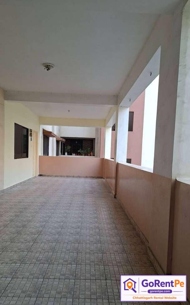 2 BHK flat for rent near Mahadev Ghat Raipur with lift, car parking, CCTV security and garden view