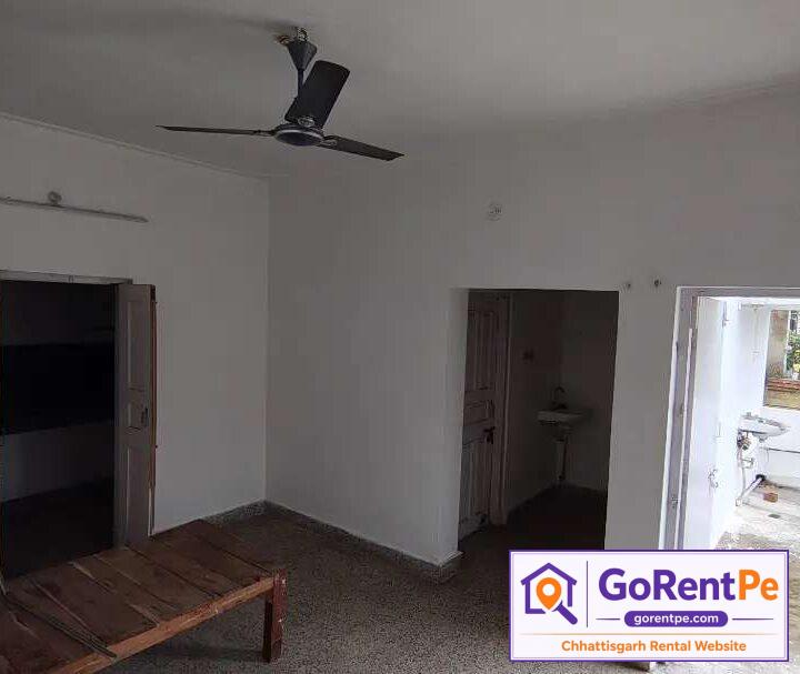 Semi Furnished 2 BHK Independent House for Rent in Surya Vihar Colony Raj Kishore Nagar Bilaspur near Apollo Hospital with Parking