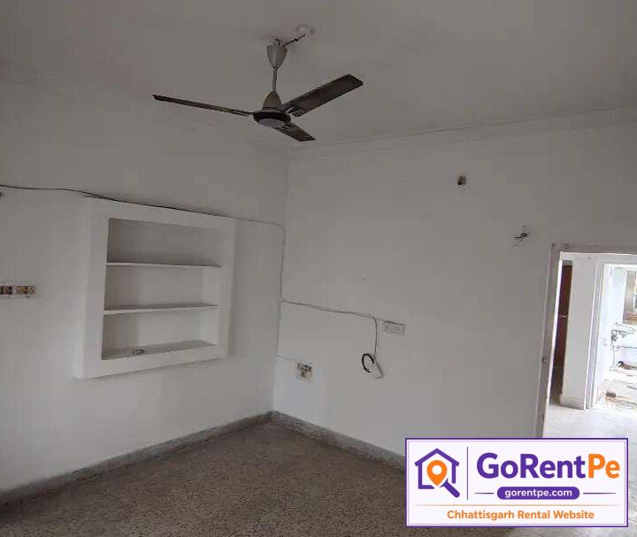 Semi Furnished 2 BHK Independent House for Rent in Surya Vihar Colony Raj Kishore Nagar Bilaspur near Apollo Hospital with Parking