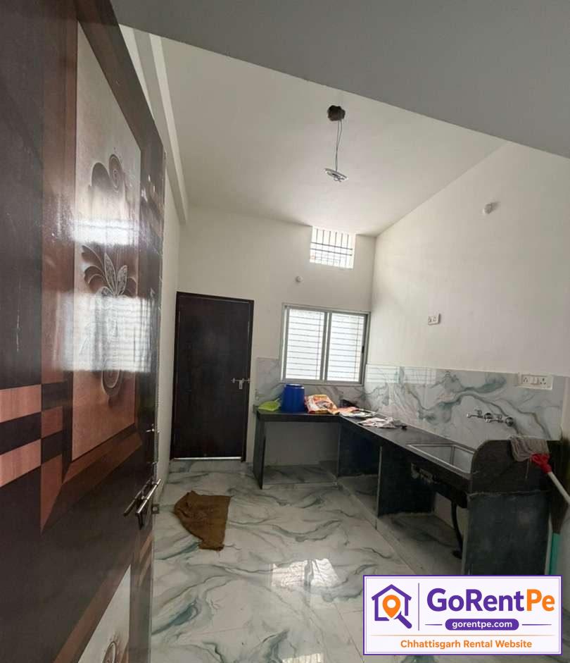 1 BHK individual house for rent in Amleshwar Raipur near Gwalababa Mandir with 2 bathrooms owner listing