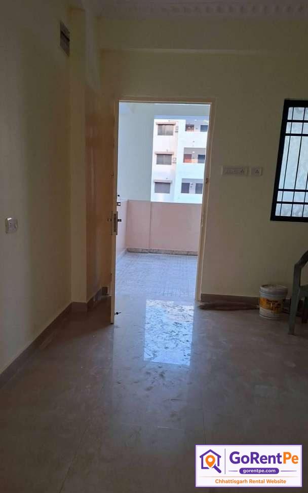 2 BHK flat for rent near Mahadev Ghat Raipur with lift, car parking, CCTV security and garden view