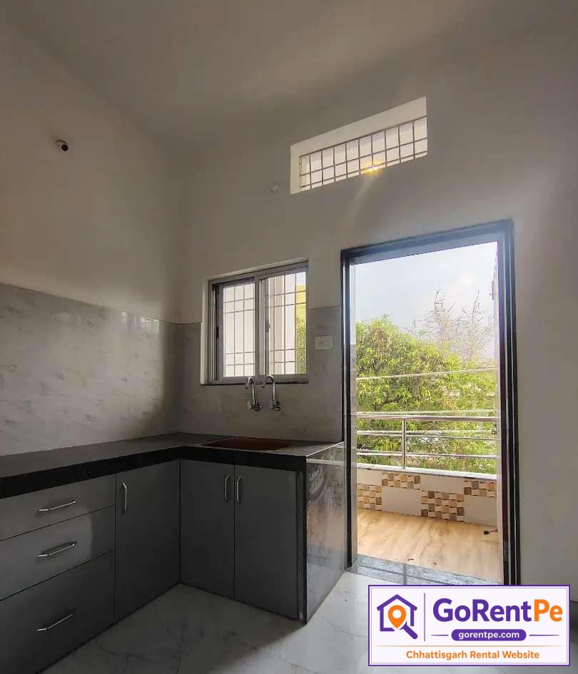 Newly Constructed 2 BHK Builder Floor for Rent in Shankar Nagar Raipur with Modular Kitchen