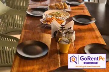 Running cafe for rent in Telibandha Raipur 1450 sq ft
