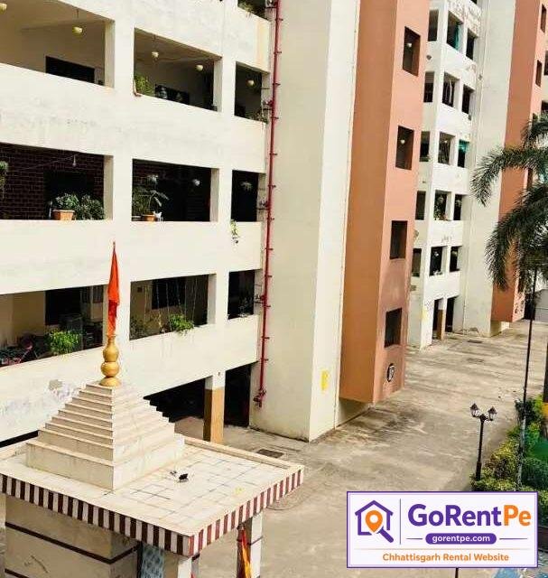 2 BHK Semi-Furnished Flat for Rent in Gokuldham Residency Mahadev Ghat