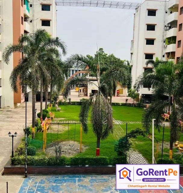 2 BHK Semi-Furnished Flat for Rent in Gokuldham Residency Mahadev Ghat