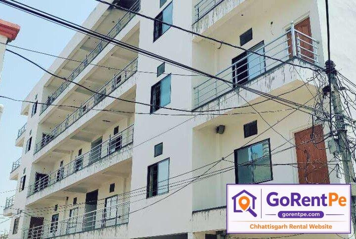 Girls hostel for rent in Uslapur Bilaspur with 2 BHK flats, kitchen, lift and parking