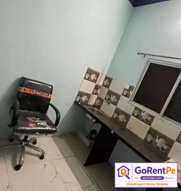 1000 sq ft furnished 1 BHK room for girls for rent in Pachpedi Naka Raipur