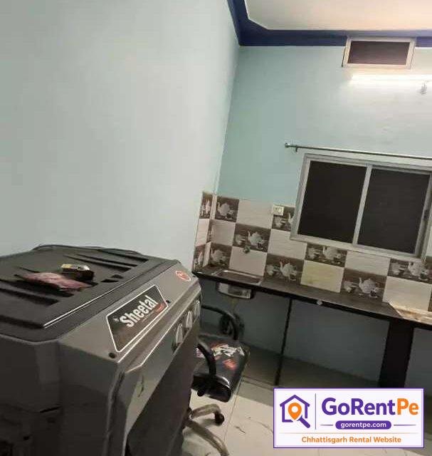1000 sq ft furnished 1 BHK room for girls for rent in Pachpedi Naka Raipur