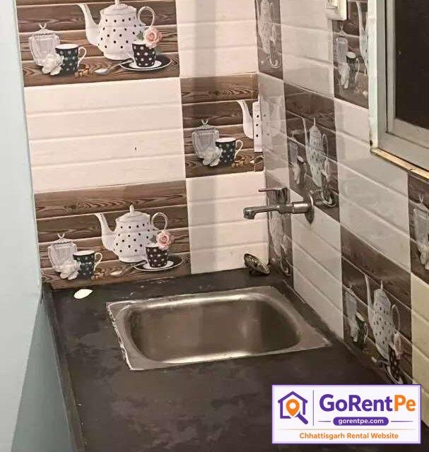1000 sq ft furnished 1 BHK room for girls for rent in Pachpedi Naka Raipur